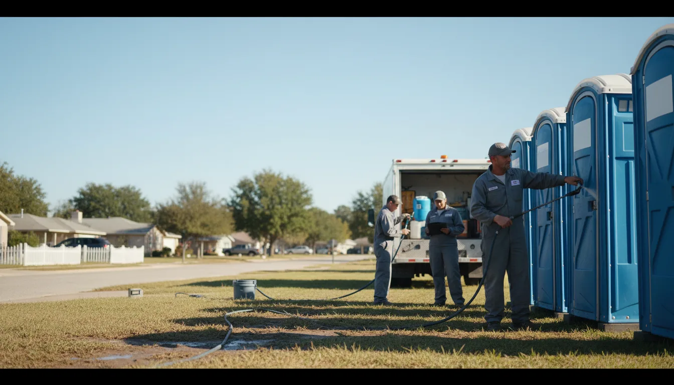 Long-Term Portable Toilet Rental in Glenpool, OK near me